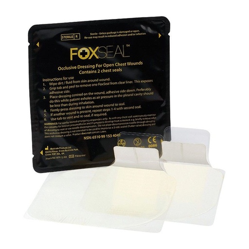 [FG08814441] Pansement occlusif Foxseal, non ventilé, 2 pièces