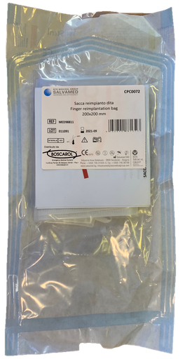 [MED98811] Sachet de réimplantation pour les doigts, 20x20cm.