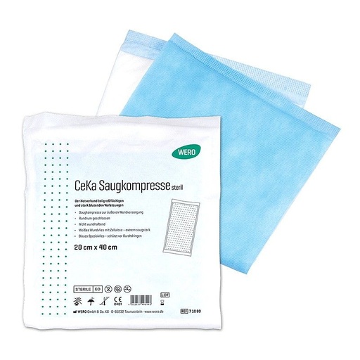 [71080] Compresse absorbante, CeKa 20 x 40cm