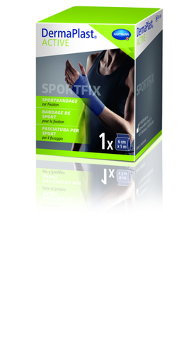 [421324] DermaPlast® ACTIVE bandage de sport bleu 5m x 6cm