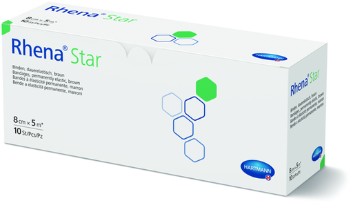 [332076] Rhena® Star blanc, emballage cellophane individuel 6 cm x 5 m, cell. P1