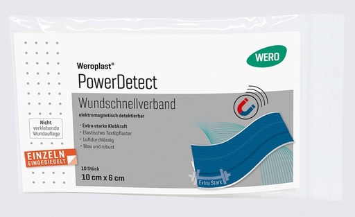 [180709] Pansement rapide Weroplast® PowerDetect, 10 x 6 cm