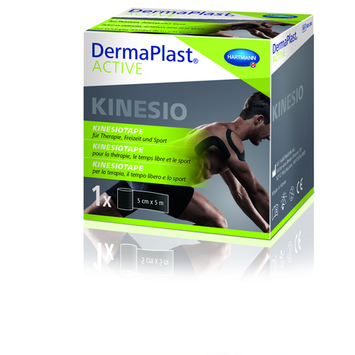[589204] DermaPlast® ACTIVE Kinesiotape noir 5 cm x 5 m