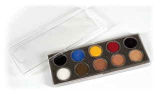 [S1003] Maquillage Fard crème palette de 10 pots