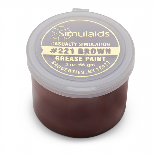 [221] Pot de maquillage brun, 56gr