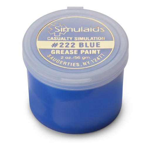 [222] Pot de maquillage bleu, 56gr