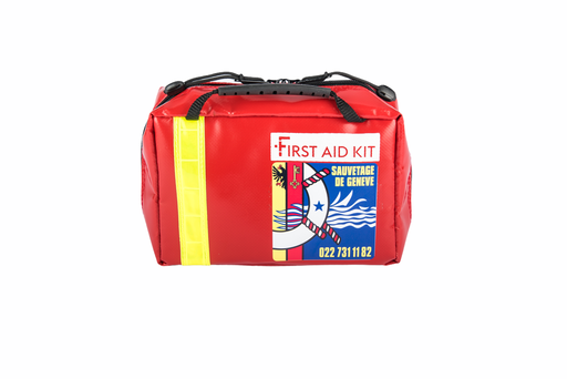 [FIRST-PVC-R-PLEINE] First Aid Kit PVC rouge - SAUVETAGE DE GENEVE