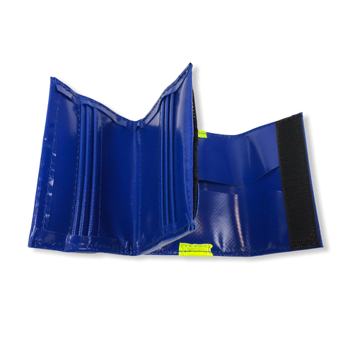 [772424/BLEU] Porte-monnaie PVC bleu foncé
