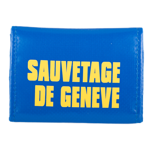[772424/BLEU-SG] Porte-monnaie PVC bleu foncé Sauvetage de Genève