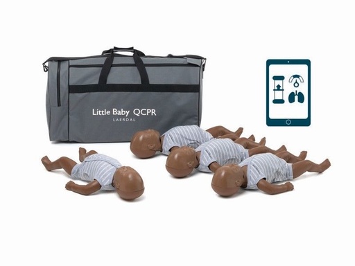 [LA 134-03050] Laerdal Little Baby QCPR (4 pièces), peau foncé