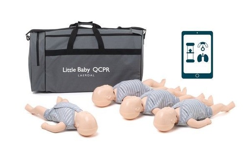 [LA 134-01050] Laerdal Little Baby QCPR (4 pièces), peau clair
