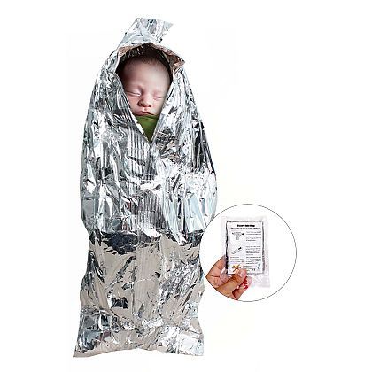 [BPS-23] Blizzard Baby Wrap - Couverture de survie bébé à 3 épaisseurs