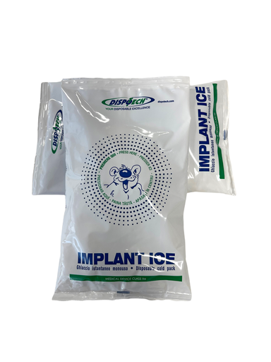 [SF2454IMPLANT/25] Cold pack refroidissant à usage unique IN PE - 14 x 24 cm , 25 pièces