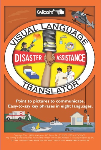 [KP5L-MED-GEN27] Disaster Assistance Visual Language Translator