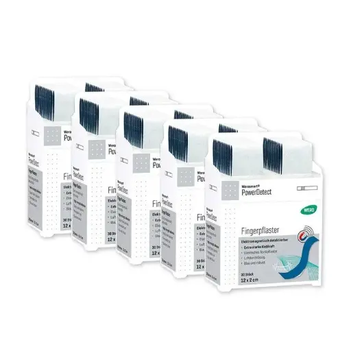 [180736] Pansement de doigts Werosmart® PowerDetect, 12 x 2 cm - 5 paquets