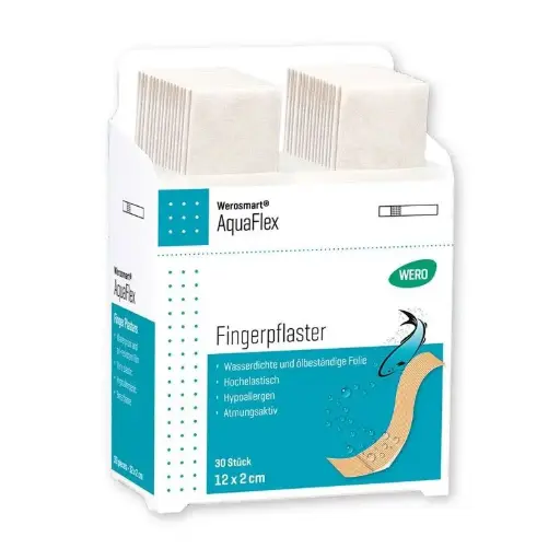 [170213] Pansement de doigts Werosmart® AquaFlex, 12 x 2 cm - 1 paquet