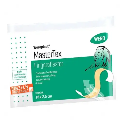 [150274] Pansement de doigts Weroplast® MasterTex 18 x 2,5 cm - 10 pièces