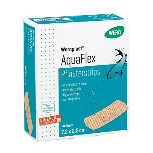 [170257] Strips de pansement Weroplast® AquaFlex 7,2 x 2,5