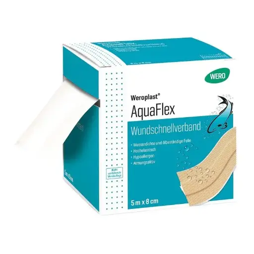 [170259] Pansement rapide Weroplast® AquaFlex, 5 m x 8 cm