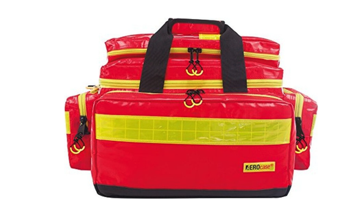 [HT03-RBM1-R] Sac de premiers secours AEROcase® Pro M, PVC rouge