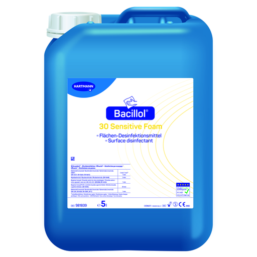 [981861] Bacillol 30 Sensitive Foam Bidon 5 litres