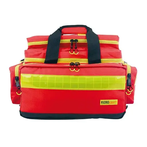 [HT01-RBL1-R] Sac de premiers secours AEROcase® Pro L, polyester, rouge