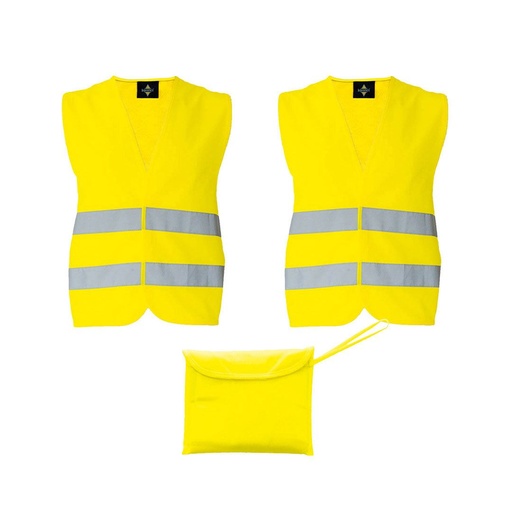 [KO-KXDP-G] Gilet de sécurité Korntex jaune Duo Pack