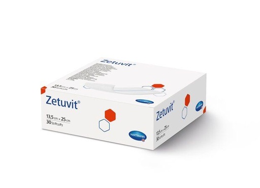 [413805] Compresses non stériles Zetuvit®, 13,5 x 25 cm, 30 pièces