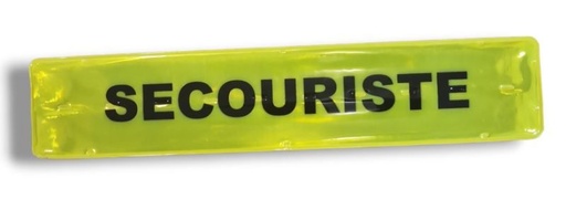 [772041_SECOURISTE] Brassard enrouleur SECOURISTE jaune