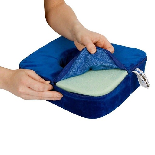 [253004UDB] Housse de protection pour coussin facial «peluche Nicky», 4cm