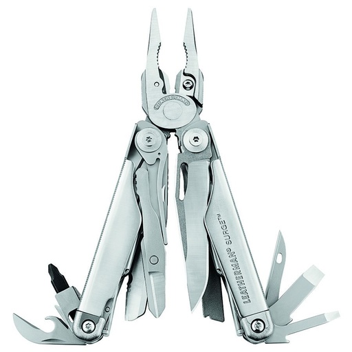[830165] Multitool Leatherman SURGE Silver  + Holster nylon black