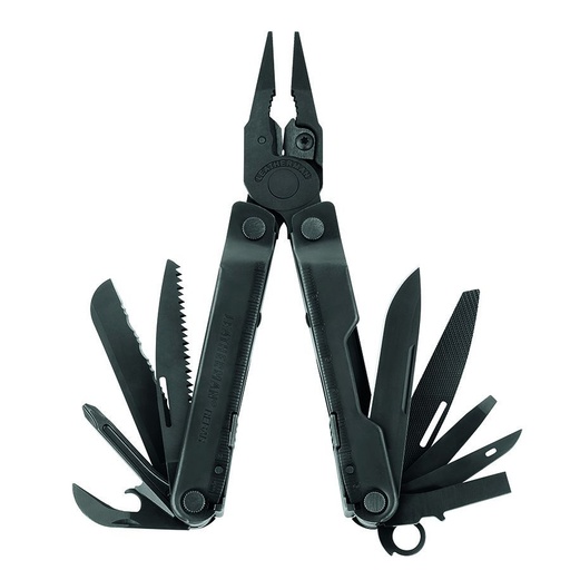 [831563] Multitool Leatherman REBAR Black + Holster MOLLE nylon