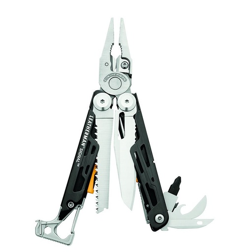 [832265] Multitool Leatherman SIGNAL Silver+ Holster nylon black