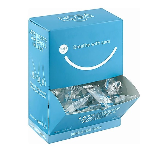 [10131001] Protection contre les odeurs NOSA Plugs, 100 pièces