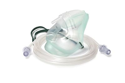 [1135015] EcoLite, masque oxygène moyenne concentration, adulte, avec tuyau L- 2.1m