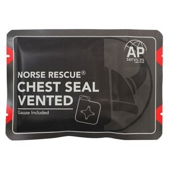 [CR-CS05] Pansement occlusif Norse Rescue Chest Seal mit Ventil