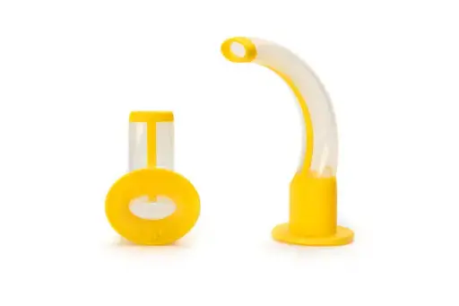 [1113090] Canule de Guedel monobloc, jaune, taille 3, ISO 9