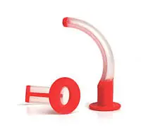 [1114100] Canule de Guedel monobloc, rouge, taille 4, ISO 10