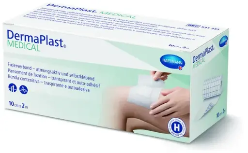 [531351] DermaPlast® Medical Bande adhésive en non-tissé 10cm x 2m