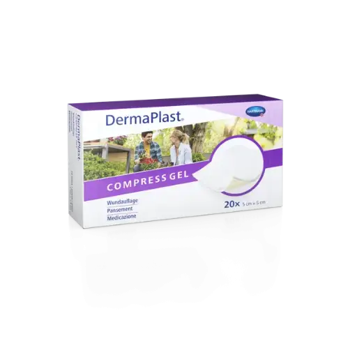 [218700] DermaPlast® Compress Gel compresse enduite 5 x 5 cm