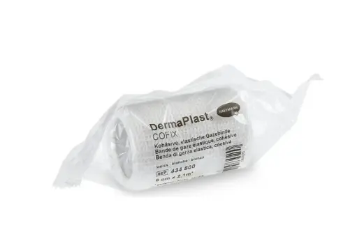 [434800] DermaPlast® CoFix Bande auto-adhésive emballage Cellux, blanc 6cm x 2,1m