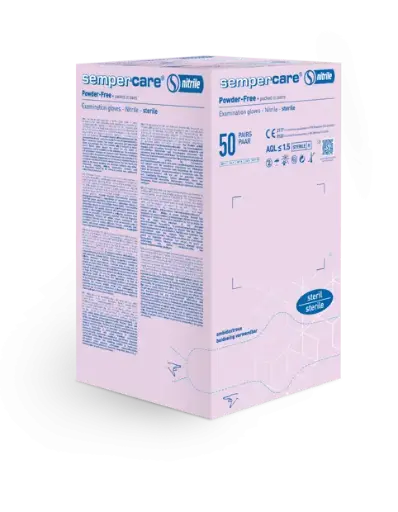 [872711] Sempercare® nitrile stérile emballé par 2 pièces M - 50 sachets