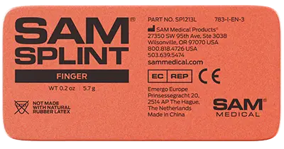 [SP510-OB-EN] Attelle universelle SAM Splint doigt