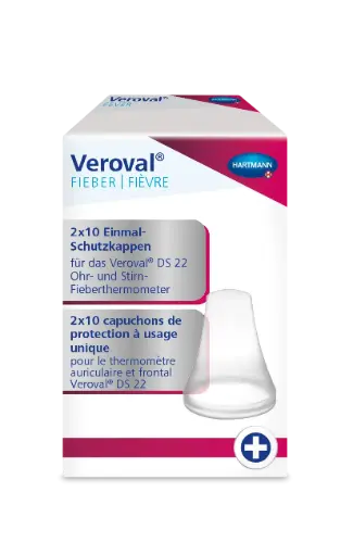 [925481] Capuchons de protection pour Veroval fièvre 2en1, 20 pièces