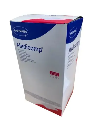 [411050] Medicomp® 4 plis stérile, P100x2, 10 x 10 cm