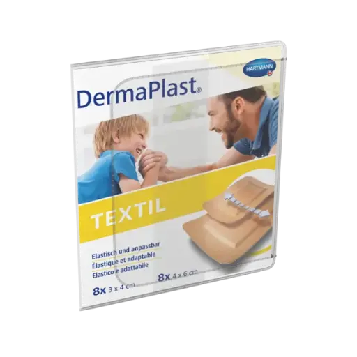 [522810] DermaPlast® Textil Pansement adhésif Centro; Pansement central 2 grandeurs assorties