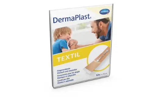 [522650] DermaPlast® Textil Pansement adhésif pansement pour doigts 2 x 16 cm