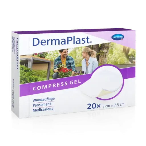 [218710] DermaPlast® Compress Gel compresse enduite 5 x 7.5 cm