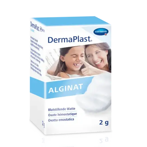 [601510] DermaPlast® Alginate Ouate hémostatique Ouate hémostatique, flacon à 2 g