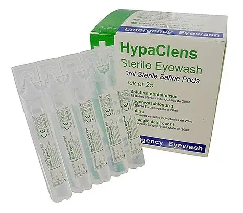 [E401A/5] Ampoules lav'oeil, 20ml .5 pièces, NaCl